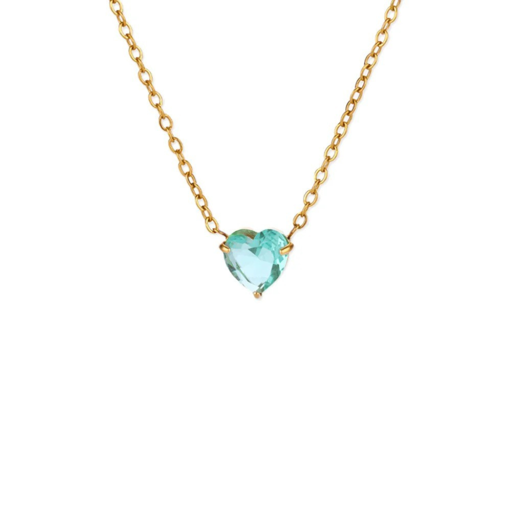 Heart of Birthstone Necklace