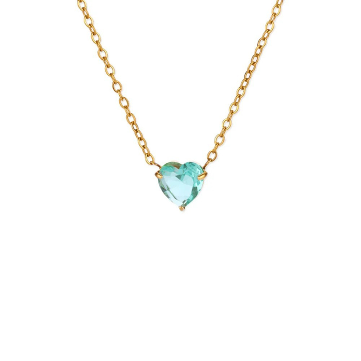 Heart of Birthstone Necklace