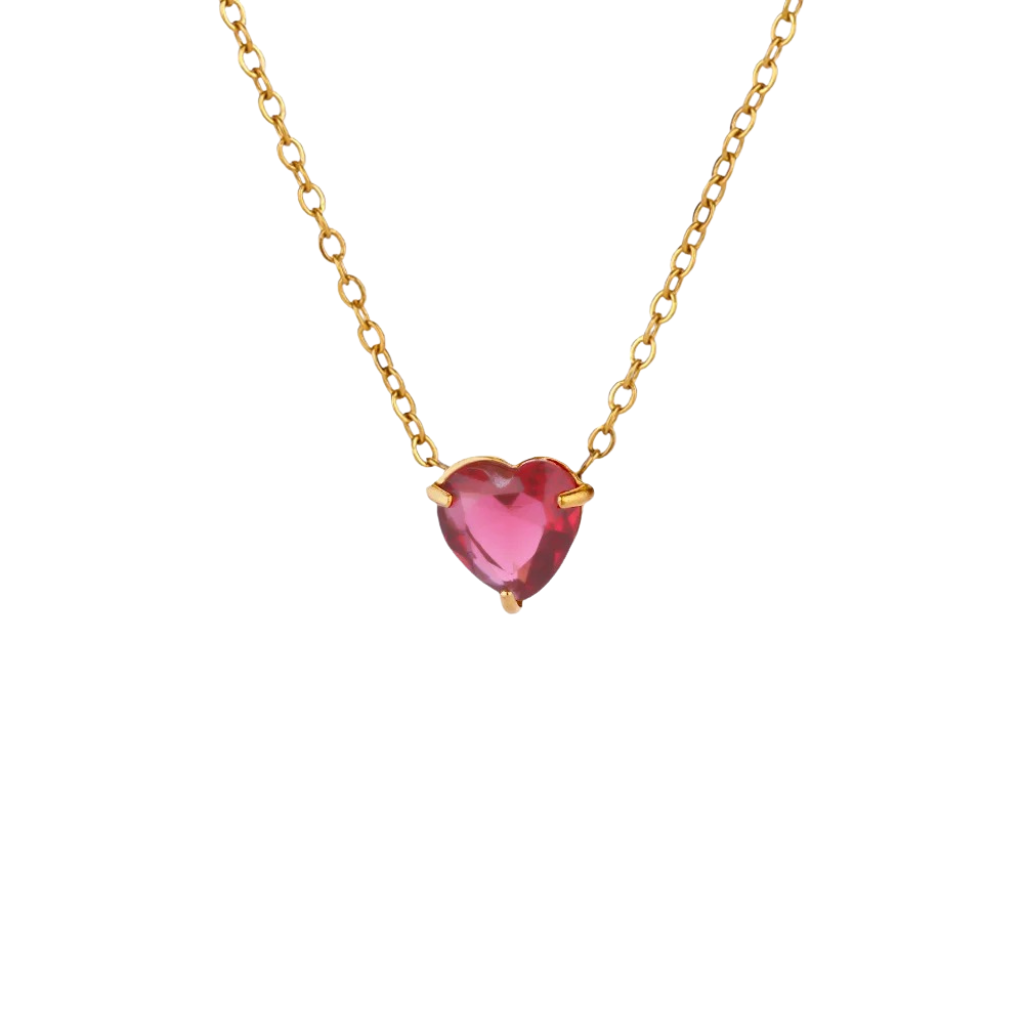 Heart of Birthstone Necklace