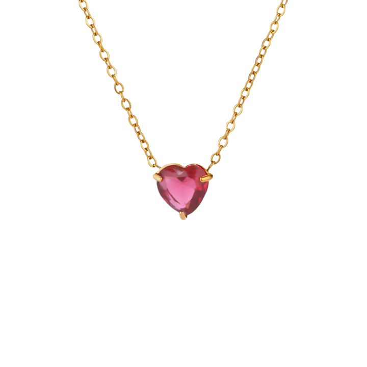 Heart of Birthstone Necklace