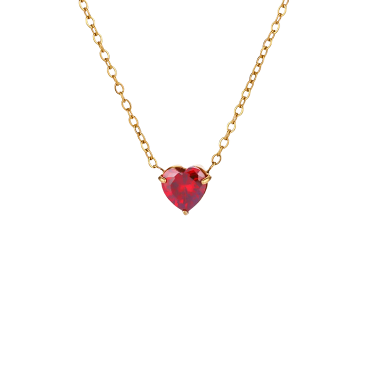 Heart of Birthstone Necklace