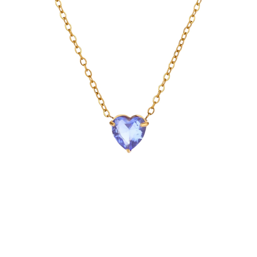 Heart of Birthstone Necklace
