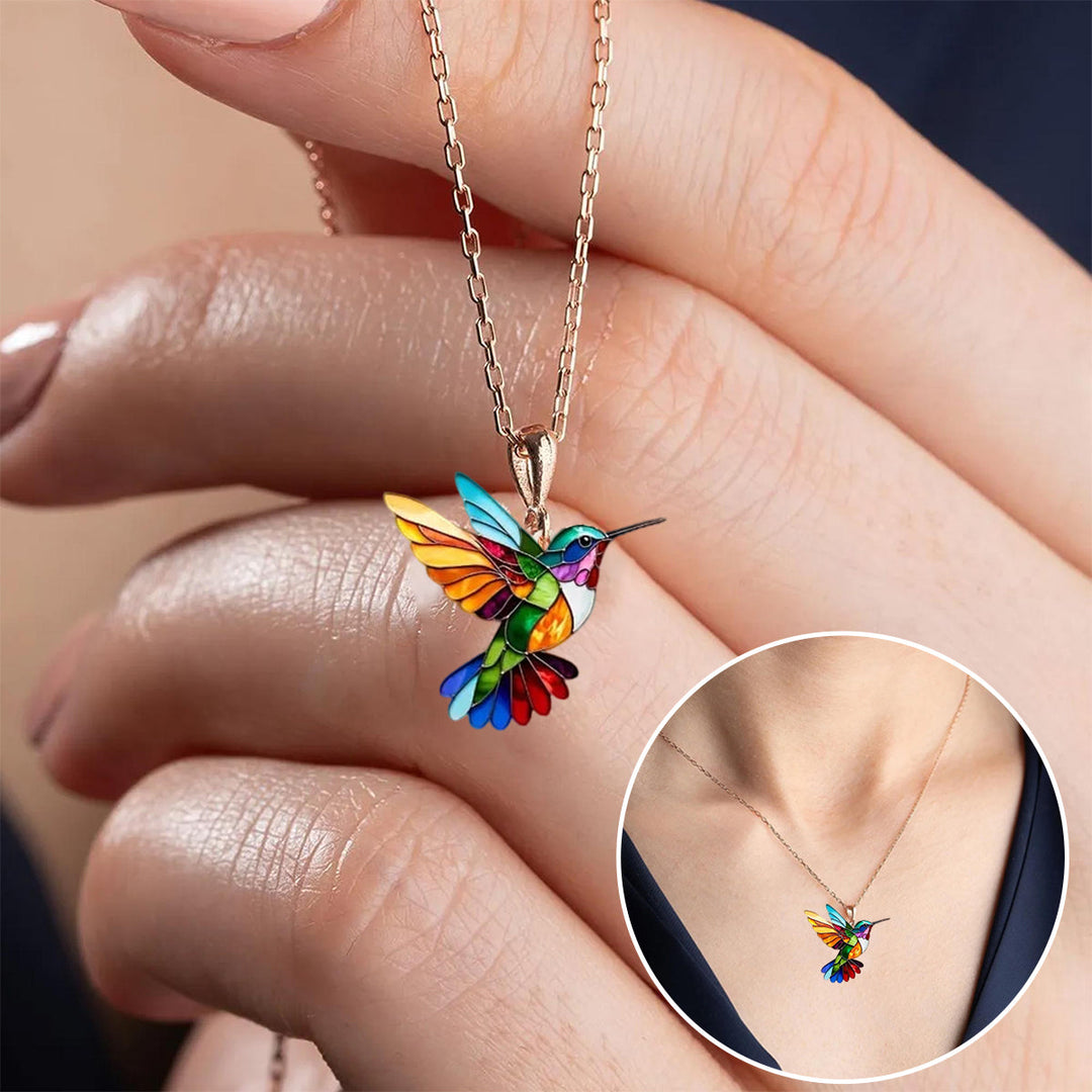 Lola - Beautiful Hummingbird Necklace