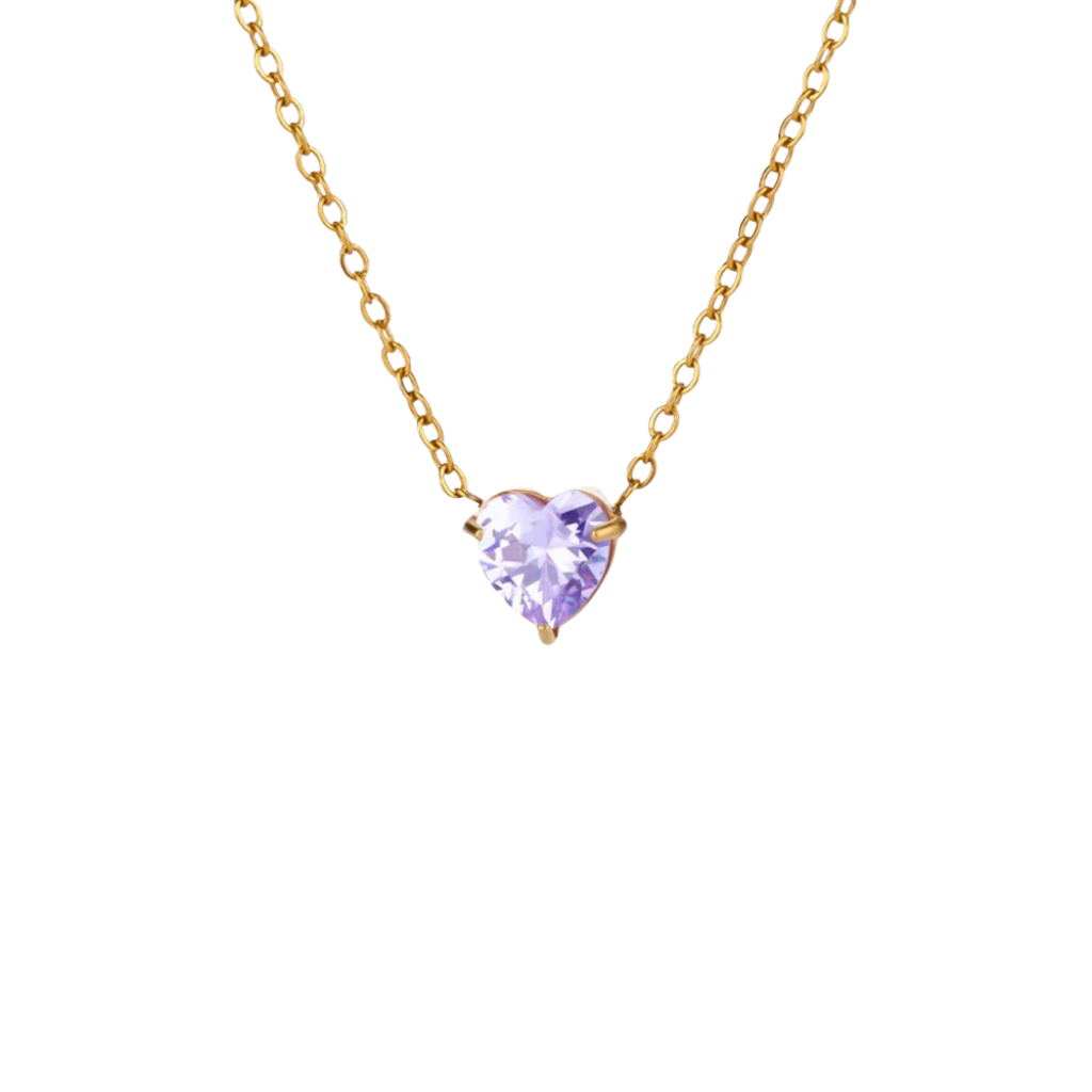 Heart of Birthstone Necklace