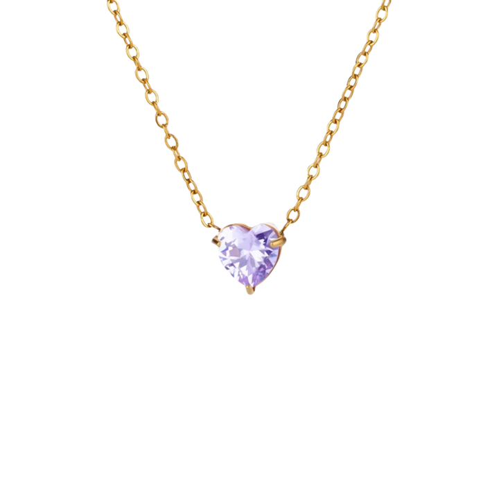 Heart of Birthstone Necklace