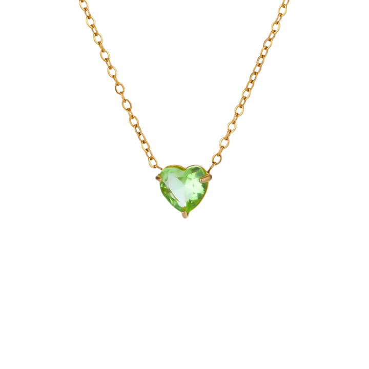 Heart of Birthstone Necklace